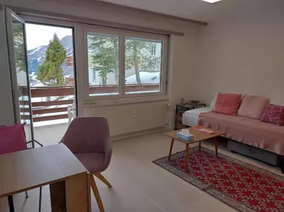 Ein Sitzbereich in der Unterkunft Montanji 7- neu renoviert, tolle Aussicht!
