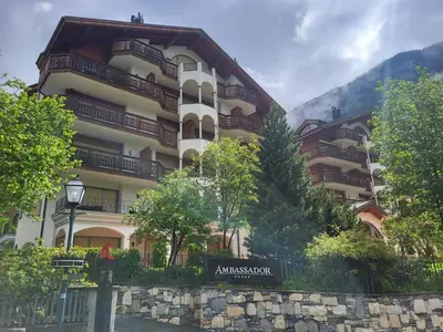 Ein allgemeiner Bergblick oder ein Berglick von der Ferienwohnung aus