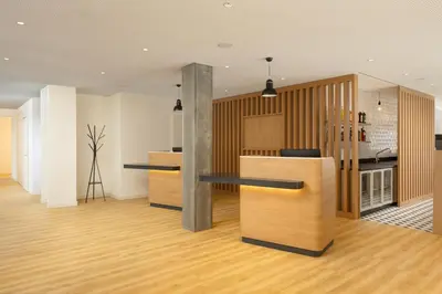 Küche/Küchenzeile in der Unterkunft Holiday Inn Express & Suites Sion by IHG