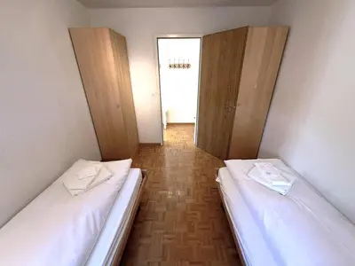Ein Bett oder Betten in einem Zimmer der Unterkunft Schwarzhorn 3- komplett renoviert, tolle Aussicht!