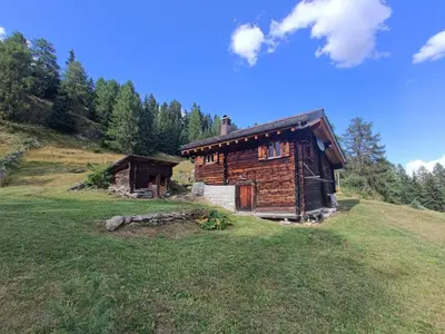 Naturlandschaft in der Nähe des Chalets