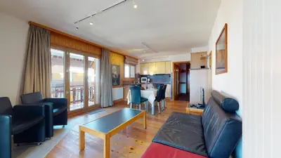 Ein Sitzbereich in der Unterkunft Greppons O 020 - MOUNTAIN apartment 5 pers