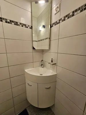 Ein Badezimmer in der Unterkunft Appartement à 100m des pistes de ski et des commodités