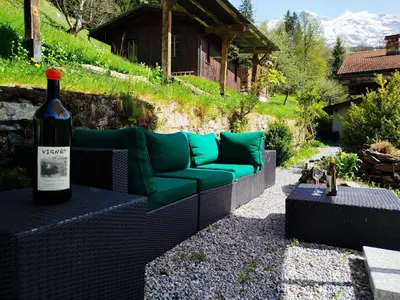 Ein Garten an der Unterkunft Chalet Sonnenhof Wengen