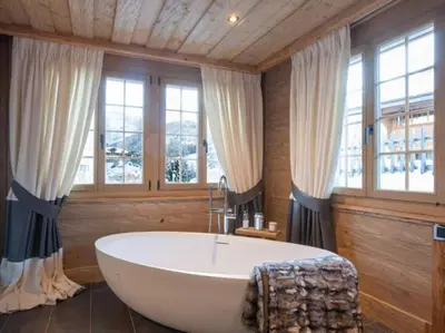 Grundriss der Unterkunft Stunning Modern Chalet with Indoor Pool and Spa