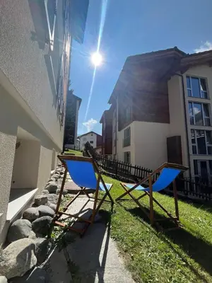 Das Gebäude in dem sich die Ferienwohnung befindet