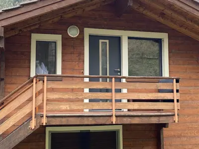 Das Gebäude in dem sich die Ferienwohnung befindet