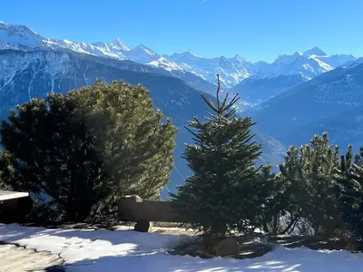 Naturlandschaft in der Nähe des Chalets