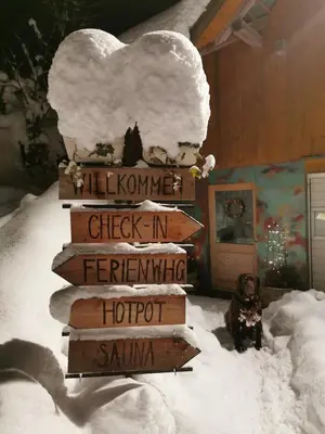 Appartement bei Selbstversorger auf Kleinbauernhof im Winter