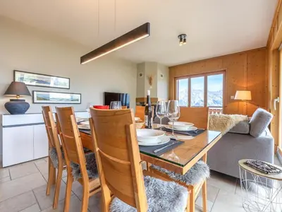Küche/Küchenzeile in der Unterkunft Apartment in Veysonnaz with Ski Slope Access