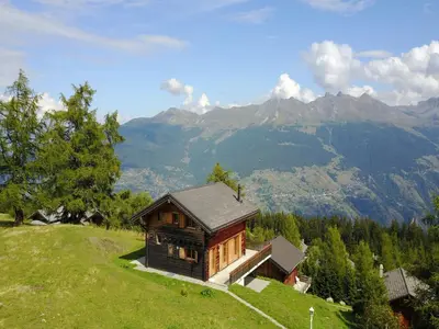Naturlandschaft in der Nähe des Chalets