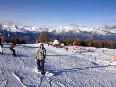 Apartment in Les Agettes for 6 guests im Winter