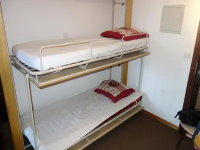 Ein Bett oder Betten in einem Zimmer der Unterkunft Apartment in Les Agettes for 6 guests