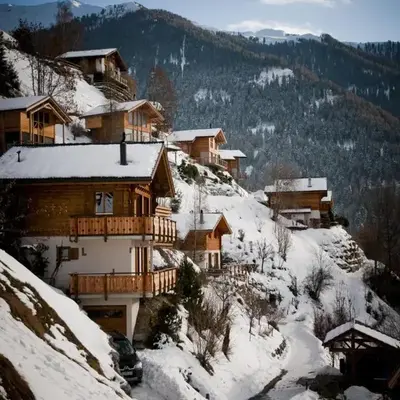 Apartment with balcony in Veysonnaz
