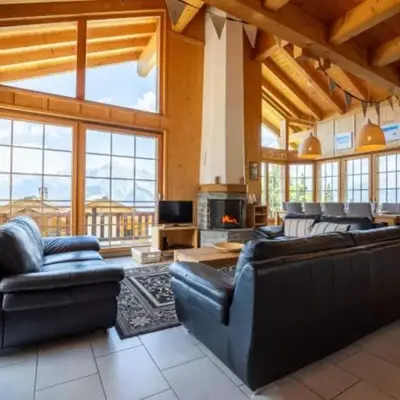 Chalet in Veysonnaz with swimming pool