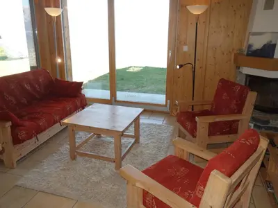 Ein Sitzbereich in der Unterkunft Charming Apartment With Valley View
