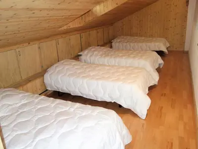 Ein Bett oder Betten in einem Zimmer der Unterkunft Apartment in Veysonnaz near Cable Car