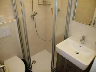Ein Badezimmer in der Unterkunft Mountain apartment with parking