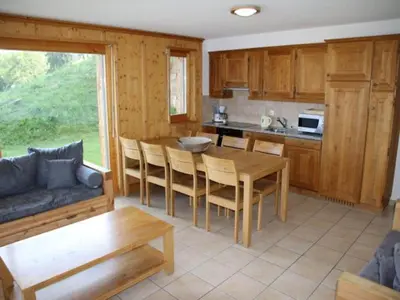 Küche/Küchenzeile in der Unterkunft Pleasant apartment in Versonnaz