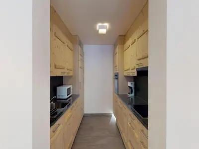 Küche/Küchenzeile in der Unterkunft Pleasant apartment in Versonnaz