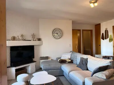 TV/Unterhaltungsangebot in der Unterkunft Apartment in Veysonnaz with Stunning Views
