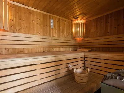 Grundriss der Unterkunft Modern apartment with sauna