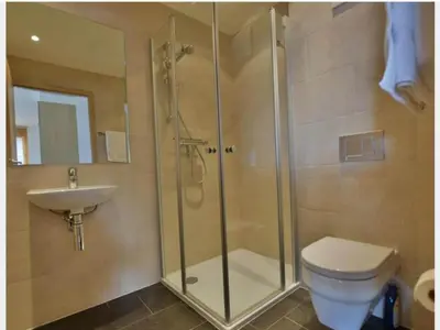Ein Badezimmer in der Unterkunft Lovely apartment with mountain views