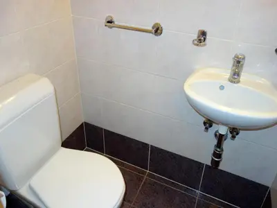 Ein Badezimmer in der Unterkunft Valley-view apartment in Veysonnaz