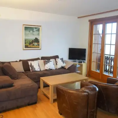 Valley-view apartment in Veysonnaz