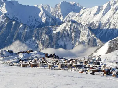 Inviting apartment in Veysonnaz im Winter