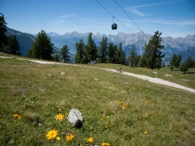 Naturlandschaft in der Nähe des Chalets