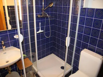 Ein Badezimmer in der Unterkunft Apartment in Veysonnaz with Mountain Views