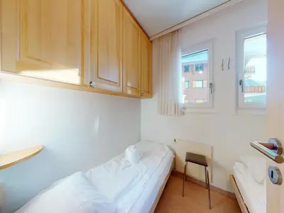 Ein Bett oder Betten in einem Zimmer der Unterkunft Apartment in Nendaz near Ski Lift