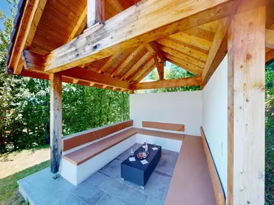 Grundriss der Unterkunft Majestic chalet with indoor pool