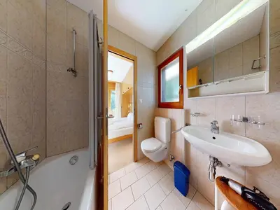 Ein Badezimmer in der Unterkunft Stunning apartment with mountain view