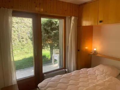 Ein Bett oder Betten in einem Zimmer der Unterkunft Apartment in Veysonnaz near Ski area