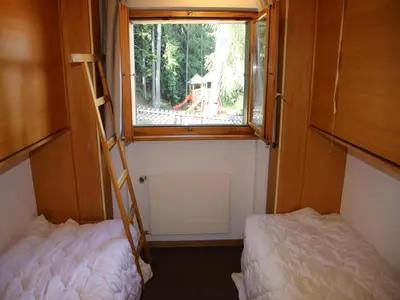 Ein Bett oder Betten in einem Zimmer der Unterkunft Apartment in Veysonnaz with valley view