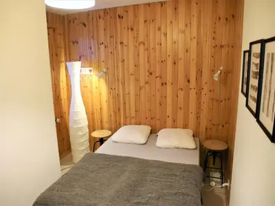 Ein Bett oder Betten in einem Zimmer der Unterkunft Apartment in Veysonnaz near Cable Car