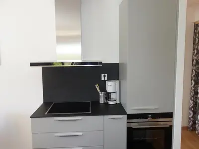 Küche/Küchenzeile in der Unterkunft Apartment in Veysonnaz with Private Balcony