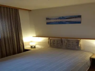 Ein Bett oder Betten in einem Zimmer der Unterkunft Apartment for 8 in Veysonnaz