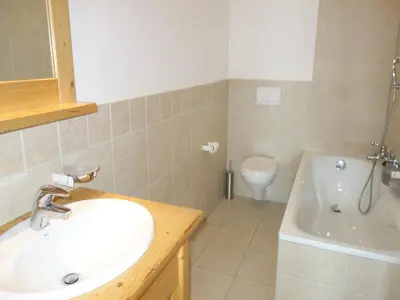Ein Badezimmer in der Unterkunft Cosy apartment with balcony