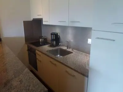 Küche/Küchenzeile in der Unterkunft Pet-friendly apt with mountain views