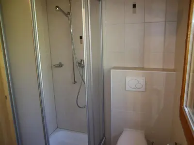 Ein Badezimmer in der Unterkunft Chalet in Veysonnaz with mountain view