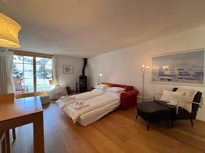 Ein Bett oder Betten in einem Zimmer der Unterkunft Chalet Luise 3