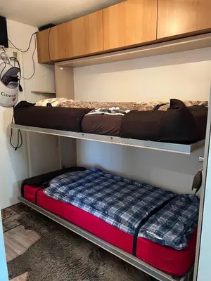 Ein Bett oder Betten in einem Zimmer der Unterkunft Magnifique appartement avec une Superbe Vue panoramique