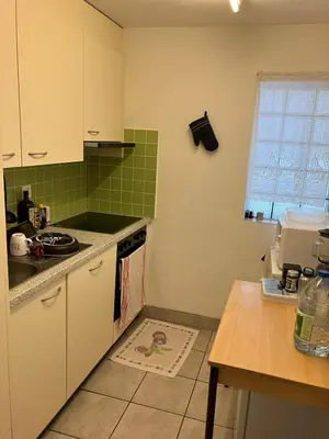 Küche/Küchenzeile in der Unterkunft Holiday Apart 60m2 in leukerbad