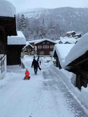 Holiday Apart 60m2 in leukerbad im Winter