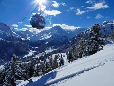 Flat in Nendaz near Ski Lift & Slopes im Winter