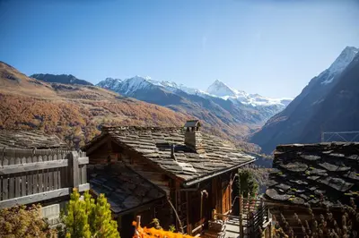 Naturlandschaft in der Nähe des Chalets