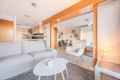 Küche/Küchenzeile in der Unterkunft Greppons P 011 - MOUNTAIN apartment 6 pers